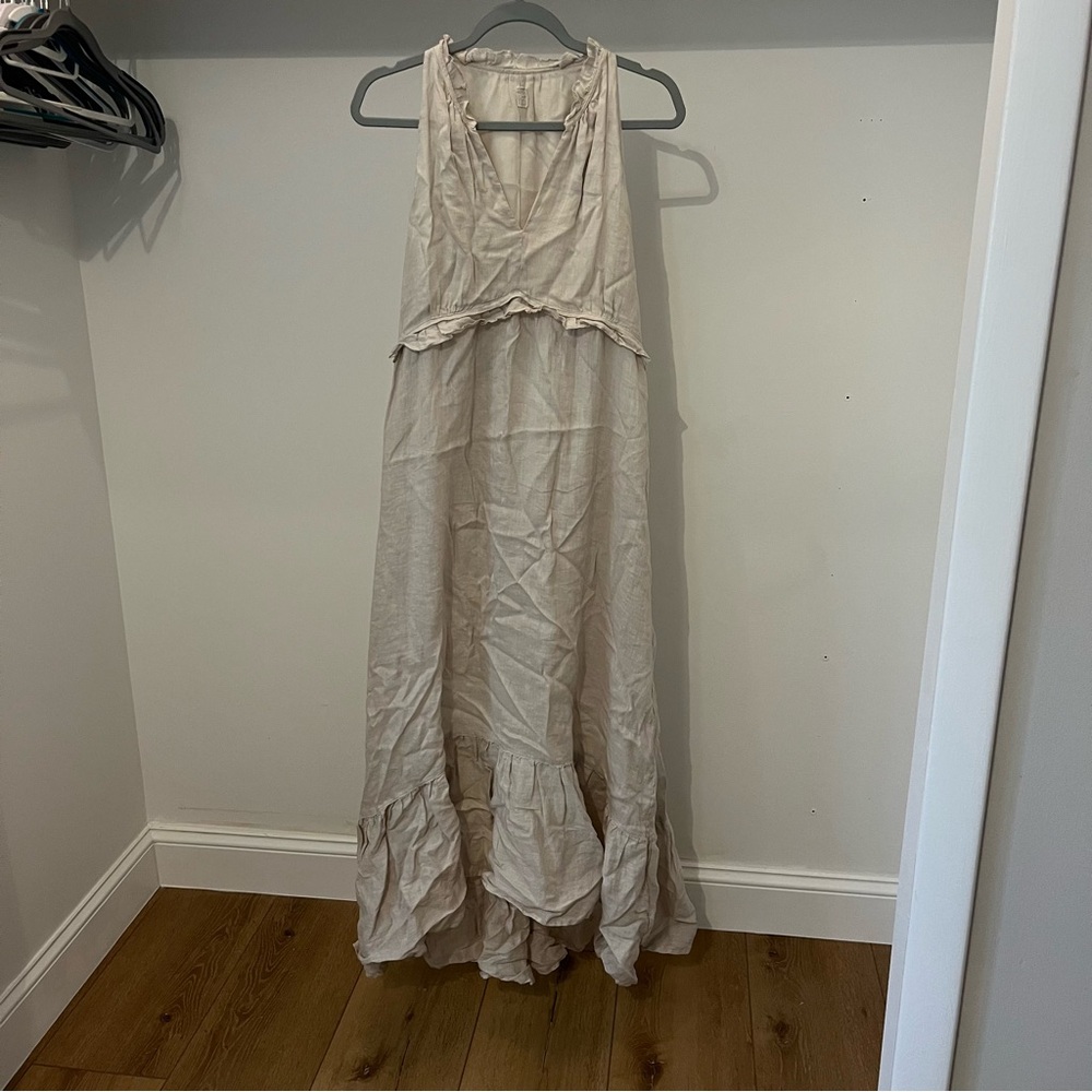 120% Lino Maxi Dress